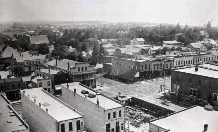 corner of Center and Phoenix Streets - Circa 1892